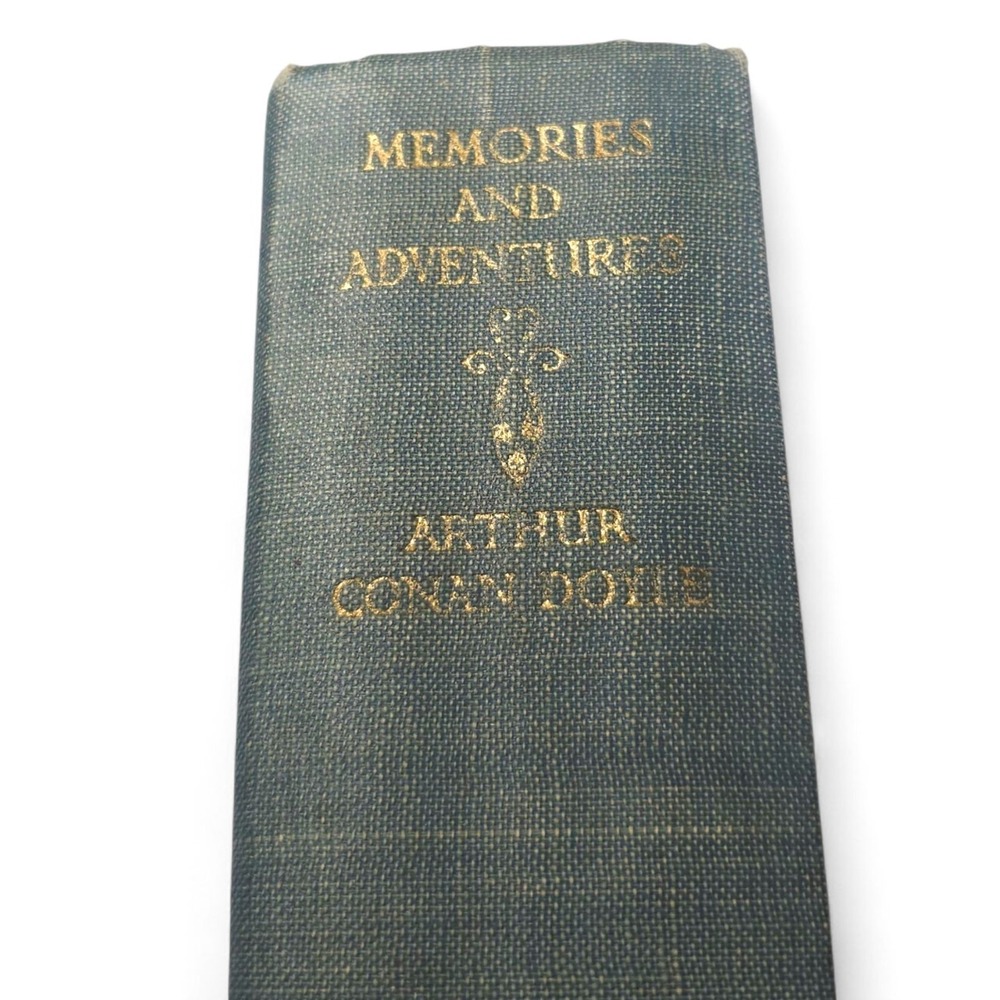 RARE 1st Edition 1924 MEMORIES AND ADVENTURES Arthur Conan Doyle Little Brown